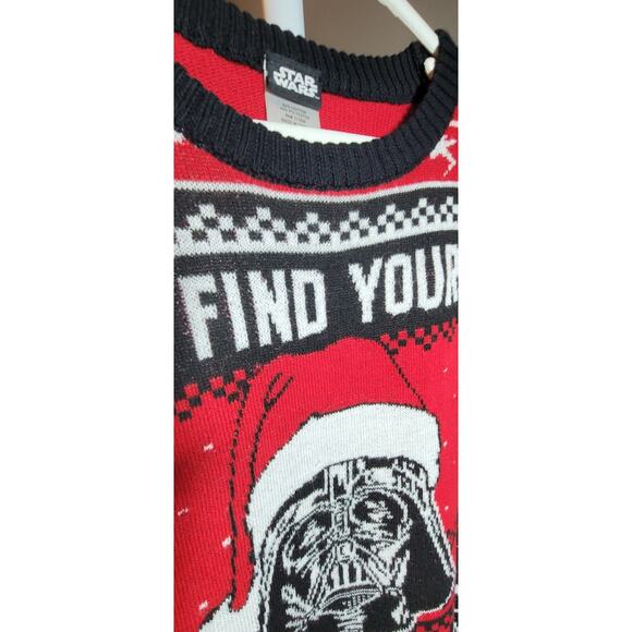 Men’s Star Wars I Find Your Lack Of Cheer Very Disturbing Christmas Sweater L - Picture 5 of 5